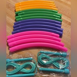 Kids Hula Hoop and Jumprope Set